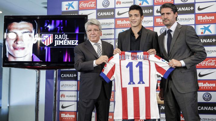 Telediario 1 - El Atlético presenta a Raúl Jiménez