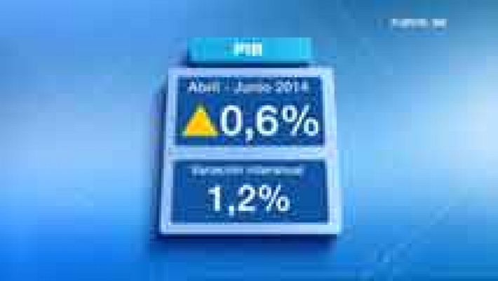 Telediario 1 - La economía encadena cuatro trimestres de crecimiento