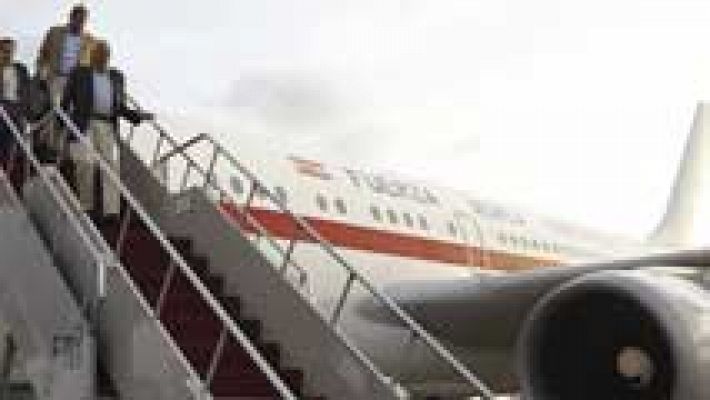 Telediario 1 - Sexta avería en menos de un año de los aviones que trasladan a miembros del Gobierno y Casa Real