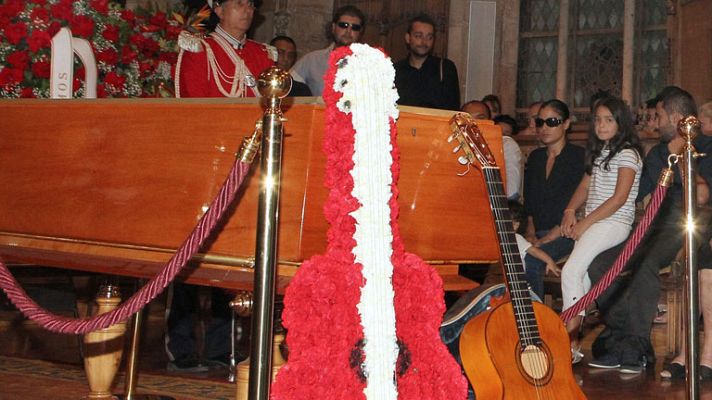 Telediario 1 - Peret quería hacer de su funeral una fiesta