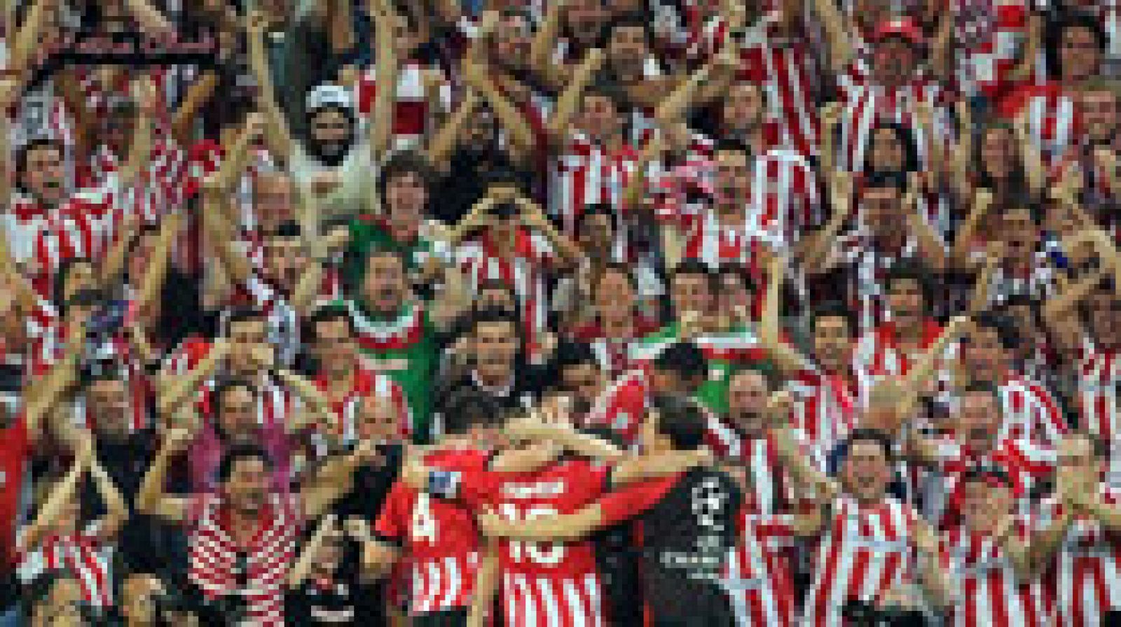 Telediario 1: El Athletic, de fiesta tras colarse en la Champions 2014-2015 | RTVE Play