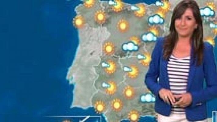 El tiempo - Chubascos y tormentas localmente fuertes en Pirineos