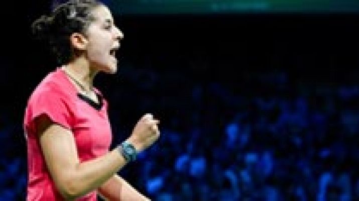 Telediario 1 - Carolina Marín jugará la final del Mundial de bádminton