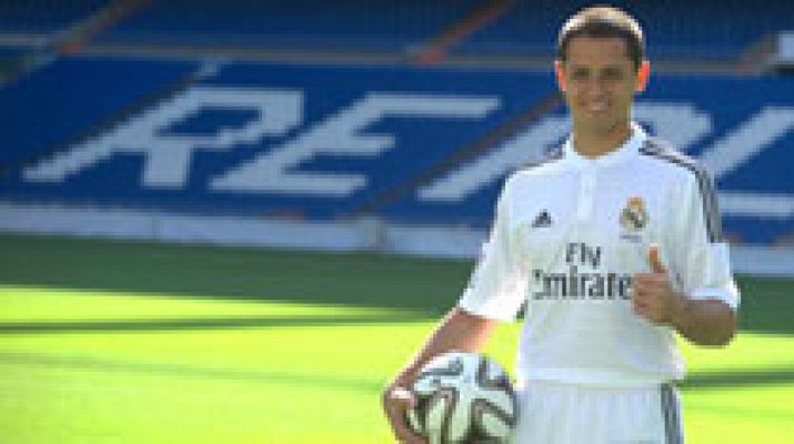 Telediario 1 - 'Chicharito' ya viste de blanco