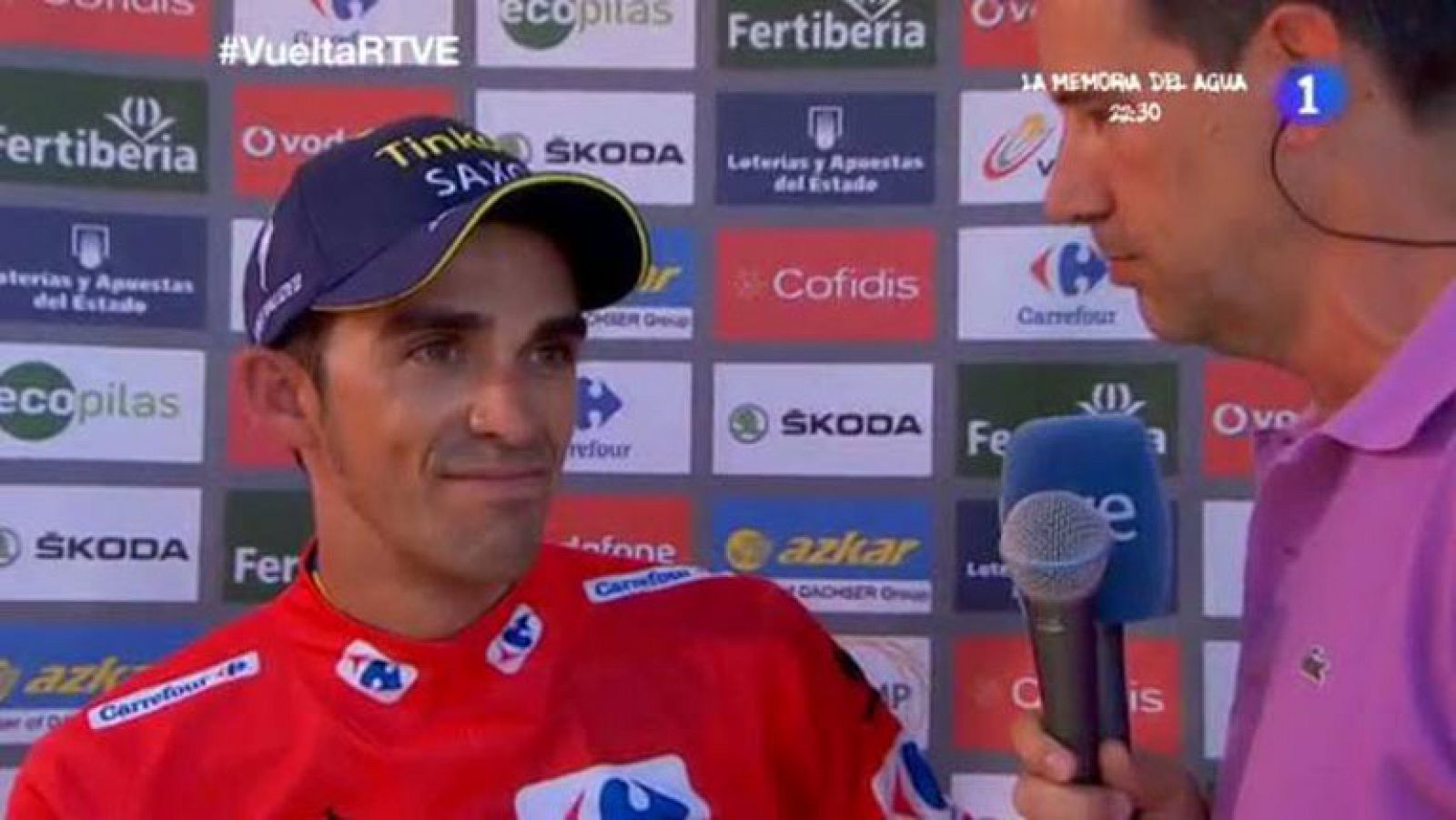 Alberto Contador: "Todavía falta la mitad de la Vuelta"