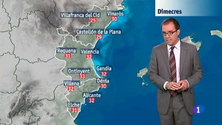 L'informatiu - Comunitat Valenciana - El tiempo en la Comunidad Valenciana - 03/09/14