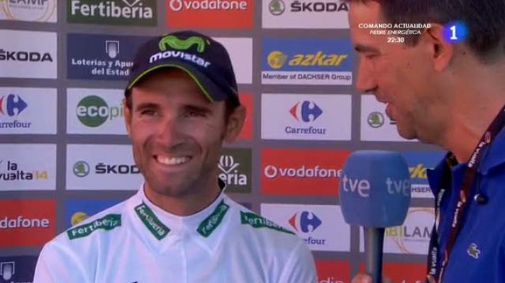 Vuelta ciclista a España - Valverde: "Le mando muchos ánimos a Nairo"