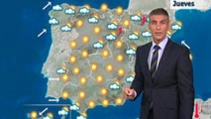 Inestabilidad en el noroeste y temperaturas altas en centro 