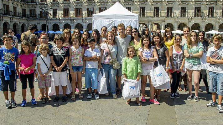 Telediario 1 - La gymkana de Águila Roja en Vitoria