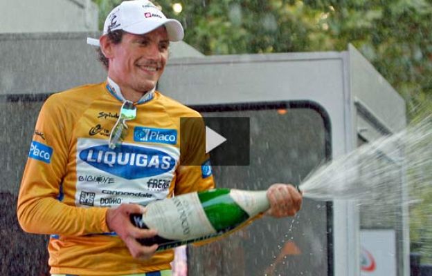 Pozzato, primer maillot oro