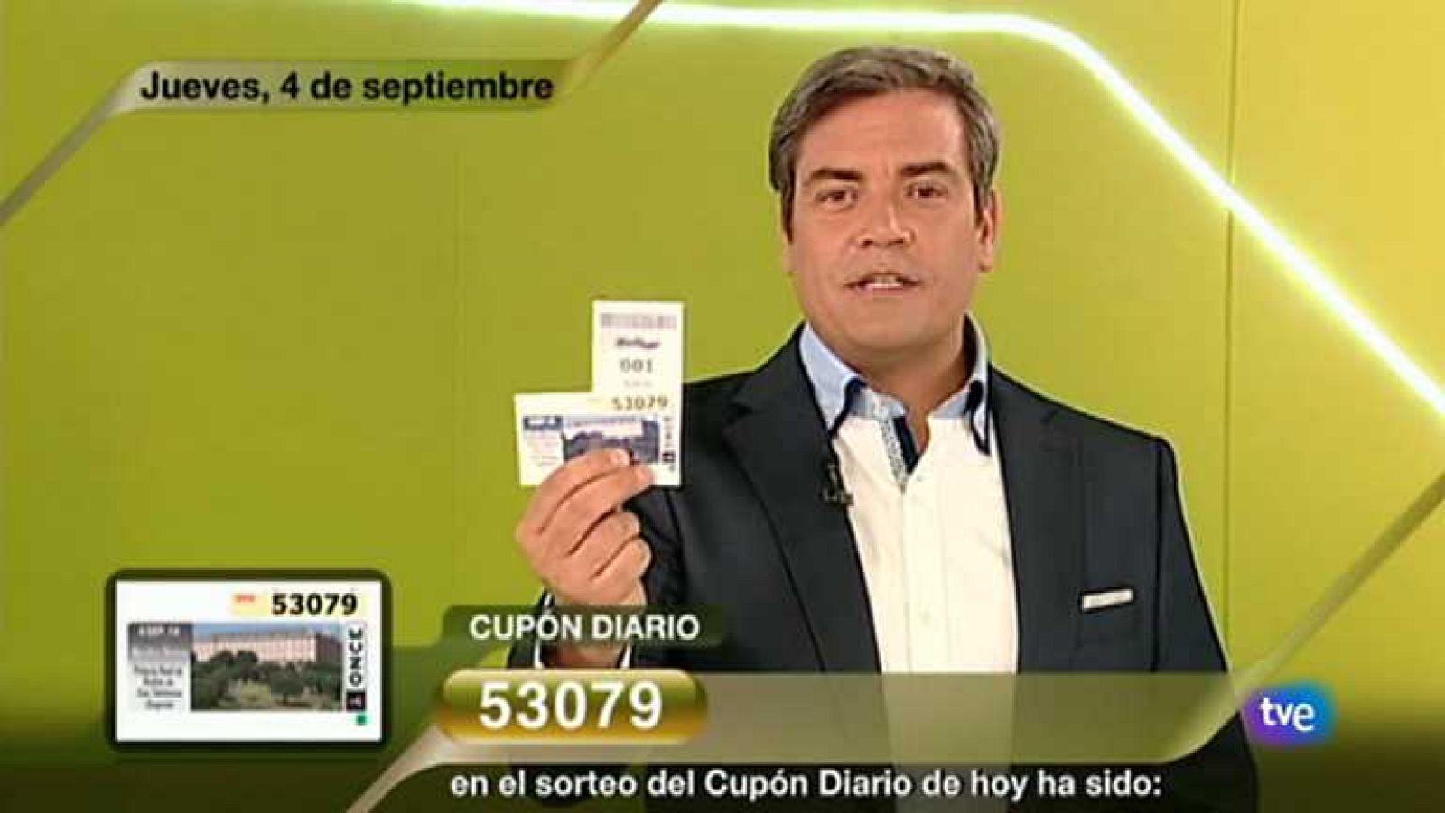 Sorteo ONCE - 04/09/14 - Ver ahora