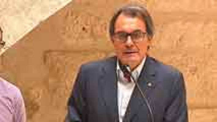 Telediario 1 - Mas pide al PP que escuche a los catalanes