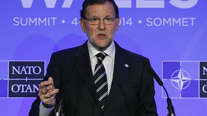 Telediario 1 - Rajoy insta a Mas a "no jugar a equívocos" ante la consulta