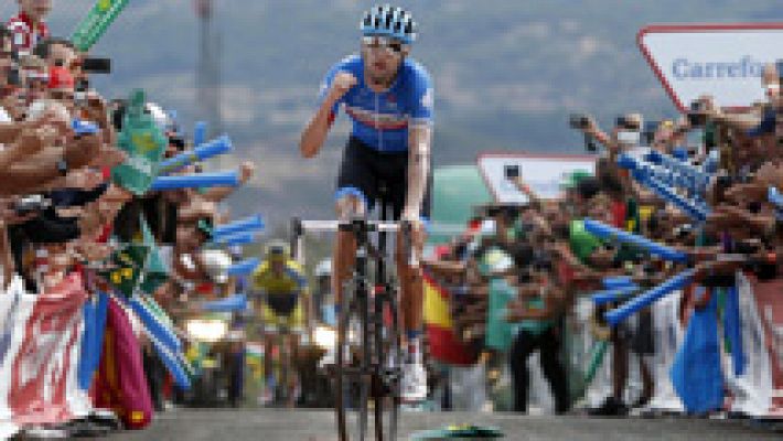 Telediario 1 - Hesjedal estrena La Camperona y Contador sufre pero mantiene el liderato