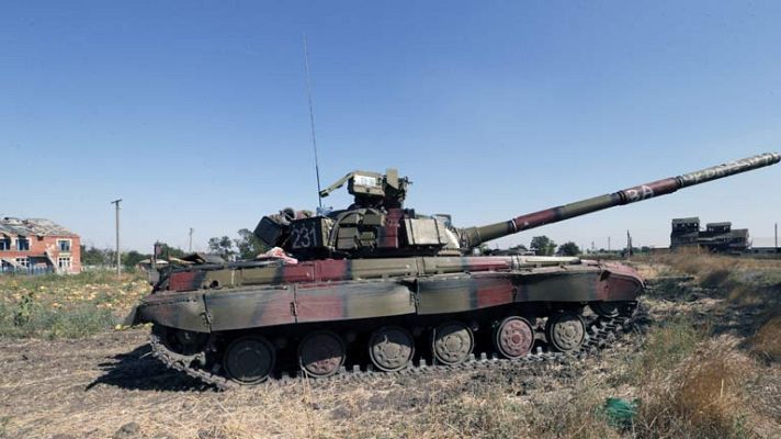 Telediario 1 - La tregua en Ucrania se tambalea