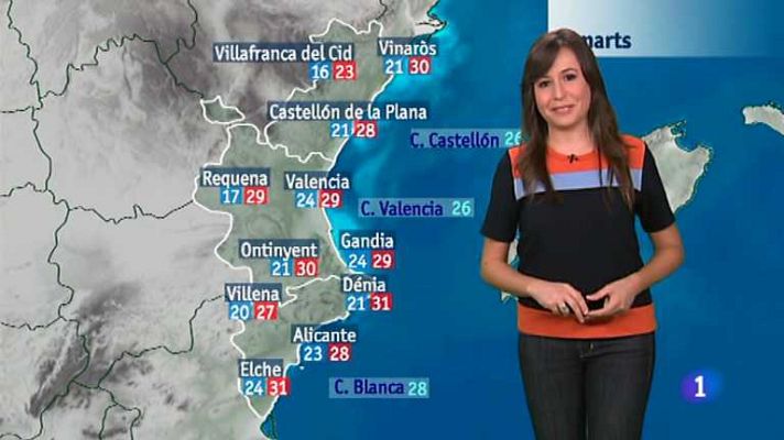 L'informatiu - Comunitat Valenciana - El tiempo en la Comunidad Valenciana - 08/09/14