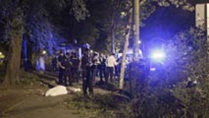 Telediario 1 - Fallece un hombre en Madrid golpeado por la rama de un árbol