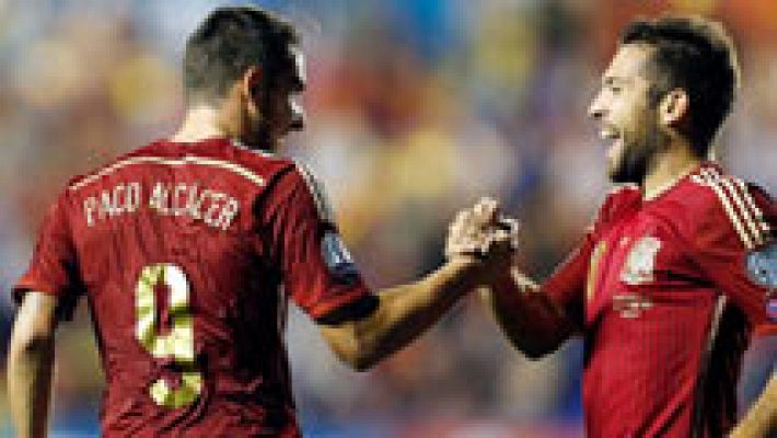 Telediario 1 - Muchos goles de España y para todos los gustos