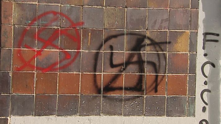 Telediario 1 - Grupo neonazi en el barrio de Tetuán
