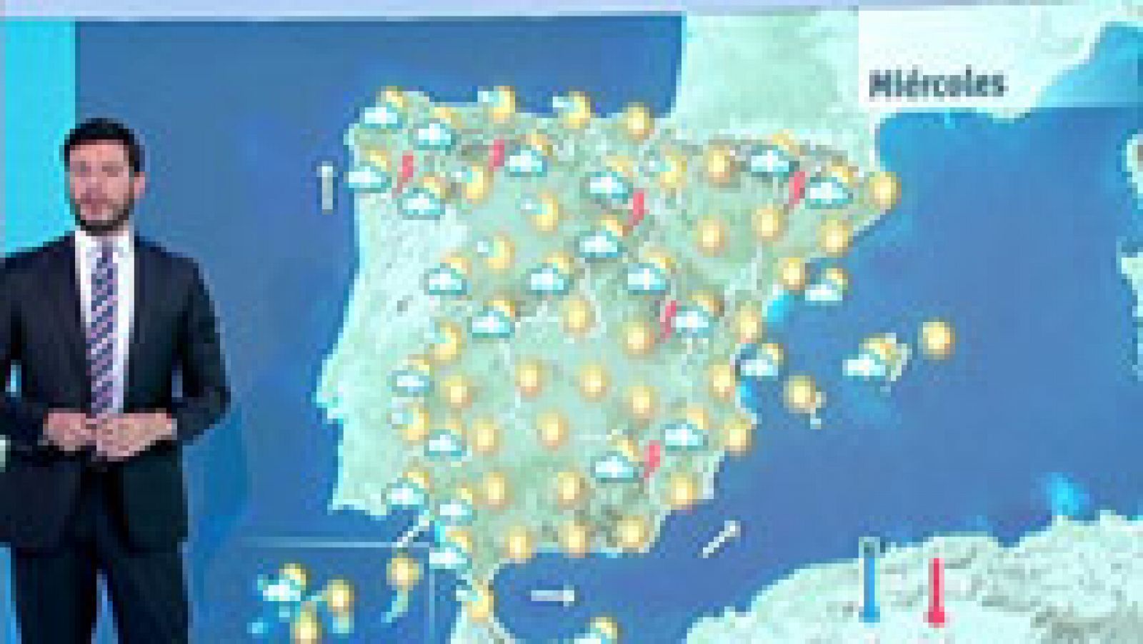 El tiempo: Tormentas en Galicia y el Sistema Ibérico | RTVE Play