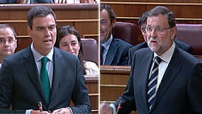 Informativo 24h - Rajoy recuerda el "montón de problemas" que les dejó el PSOE en el primer cara a cara con Sánchez