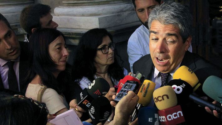 Telediario 1 - El Gobierno Catalán dice no sentirse presionado por ERC