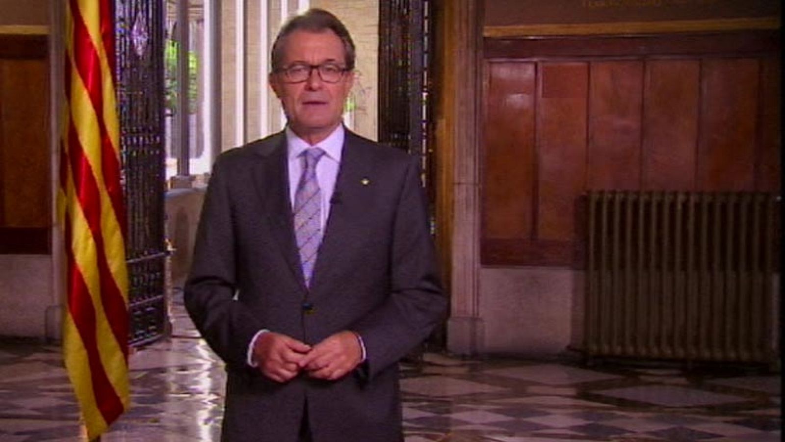 Sin programa: Discurso institucional íntegro de Artur Mas en la Diada de 2014 | RTVE Play