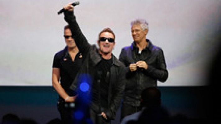 Telediario 1 - El último album de U2, gratis en iTunes de Apple