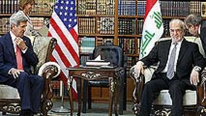 Un atentado sacude Bagdad en plena visita de Kerry