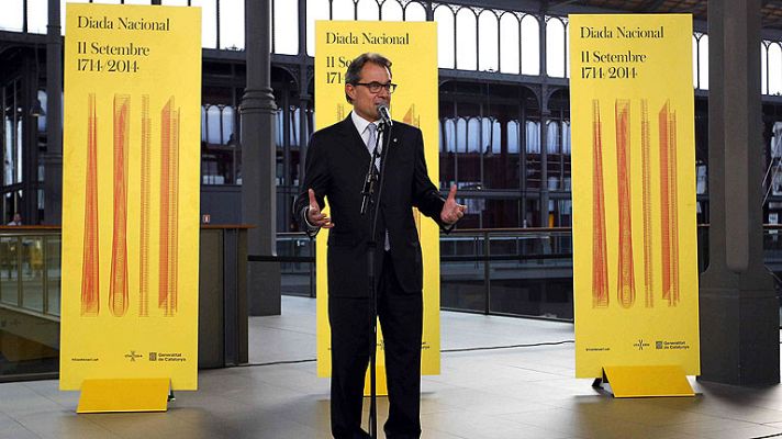 Informativo 24h - Mas apela a la "concordia" en la Diada y afirma que está "todo listo" para la consulta soberanista