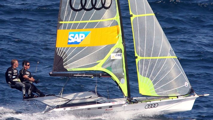 Telediario 1 - Todo listo para que comience el Mundial de Vela en Santander