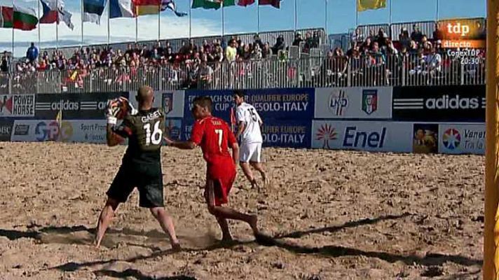 Fútbol  Playa - Clas. Camp. del Mundo Zona europea. 2ª Fase. España-Francia