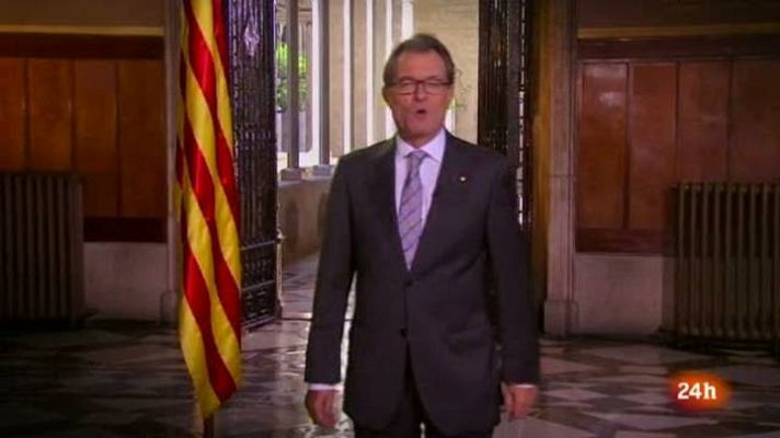 L'Informatiu - Discurs institucional d'Artur Mas