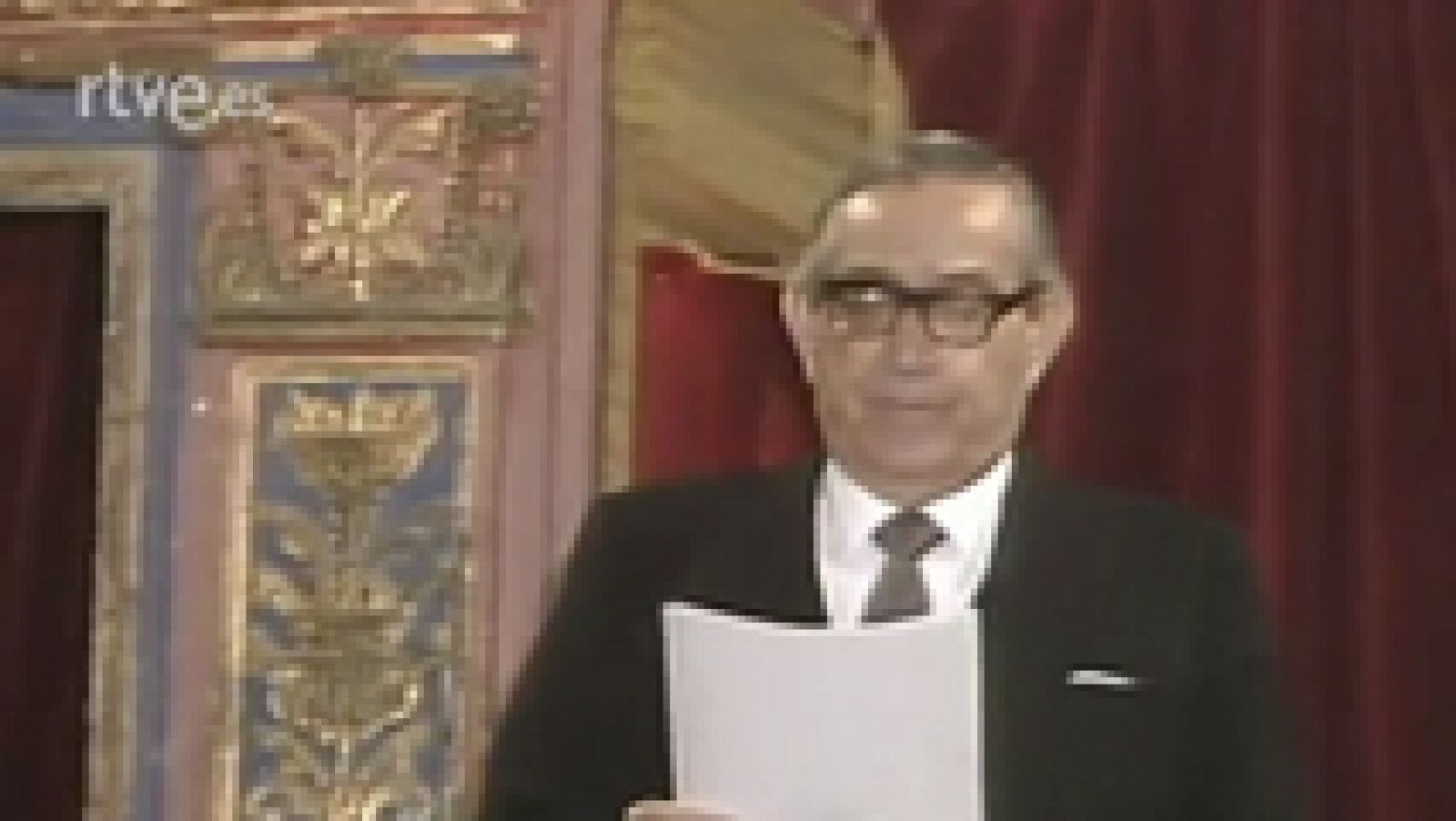 Premios Cervantes en el Archivo de RTVE: Discurso Luis Rosales,  Premio Cervantes 1982 | RTVE Play