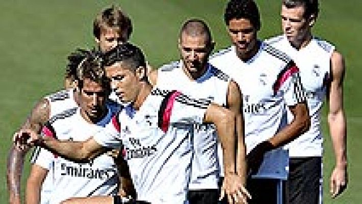 Telediario 1 - El Madrid tiene dudas en defensa y el Atlético en ataque