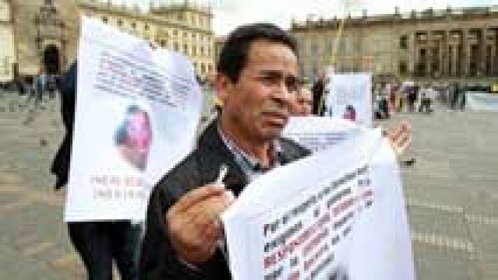 Escasa participación en los actos por la paz en Colombia