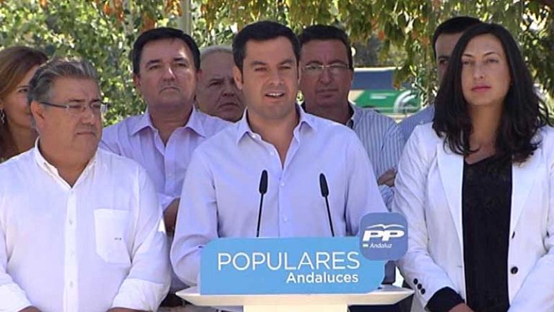 El presidente del PP andaluz dice que no sabe quién manda ahora en el PSOE