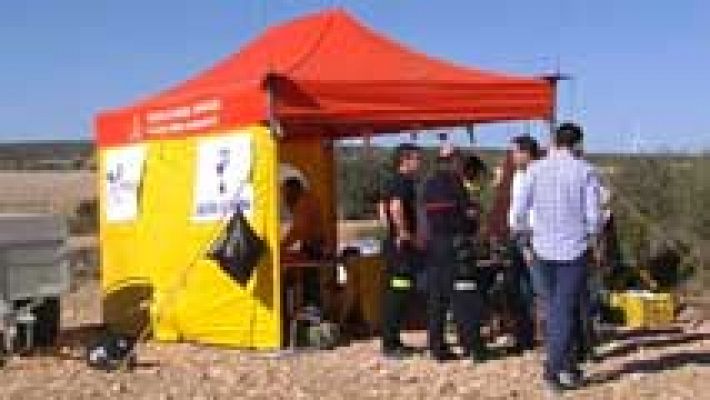 Telediario 1 - Estabilizado pero no controlado el incendio de Almansa