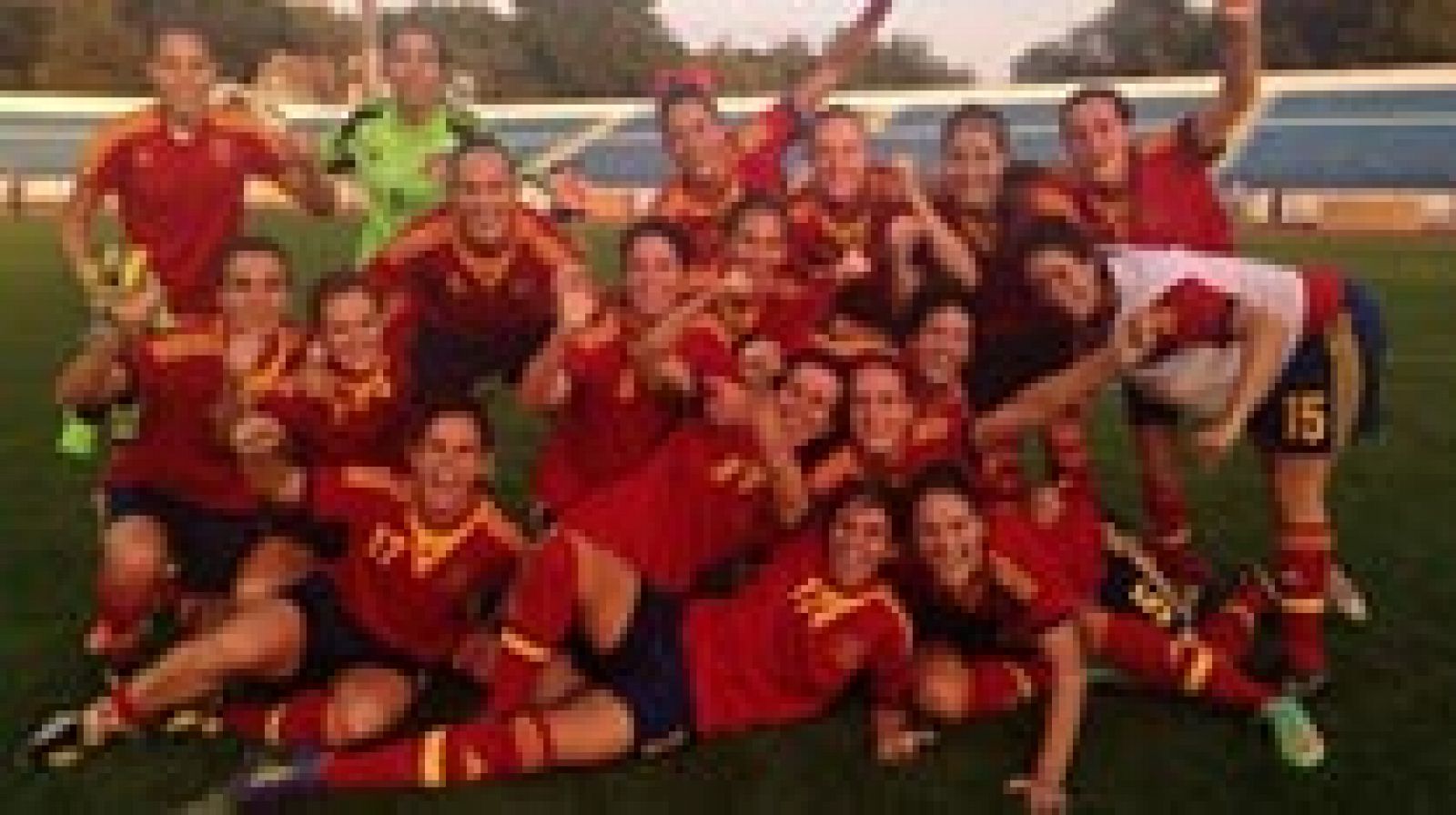Telediario 1: España gana en Rumanía y confirma su primera presencia mundialista femenina | RTVE Play