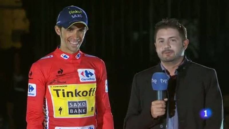 Alberto Contador se mostró "contentísimo" tras ganar su tercera Vuelta a España, algo que nunca se esperó el ciclista madrileño. "Estoy contentísimo con esta victoria. Para mí es un sueño conseguir tres Vueltas a España. Es algo que no me esperaba", 