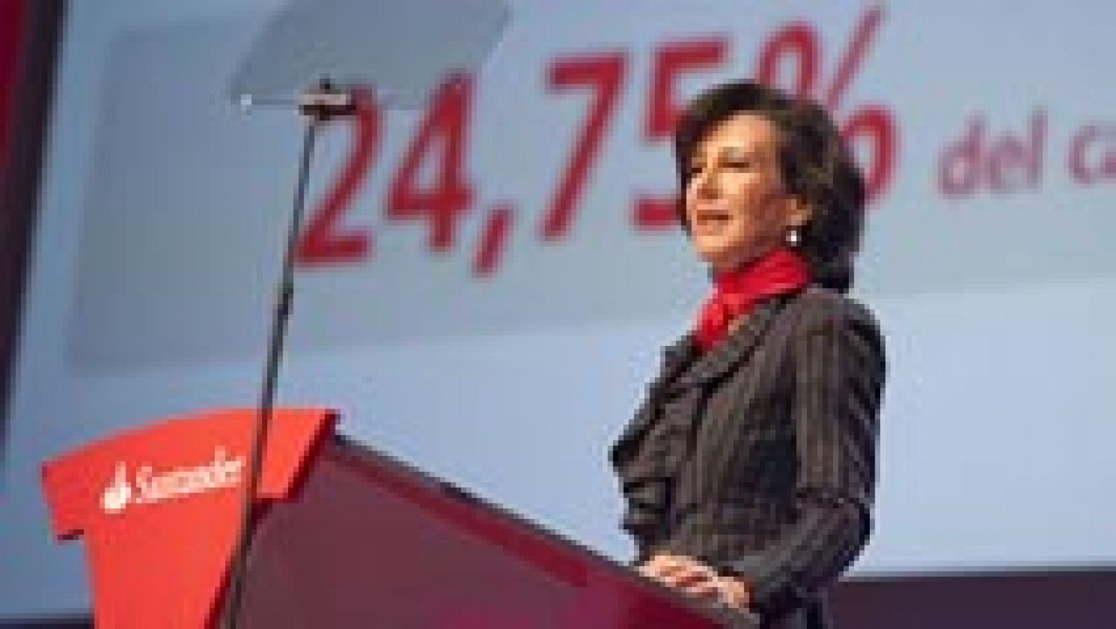 Informativo 24h: Ana Botín, a los accionistas: "Trabajaré aún más para afianzar 'la cultura Santander'" | RTVE Play