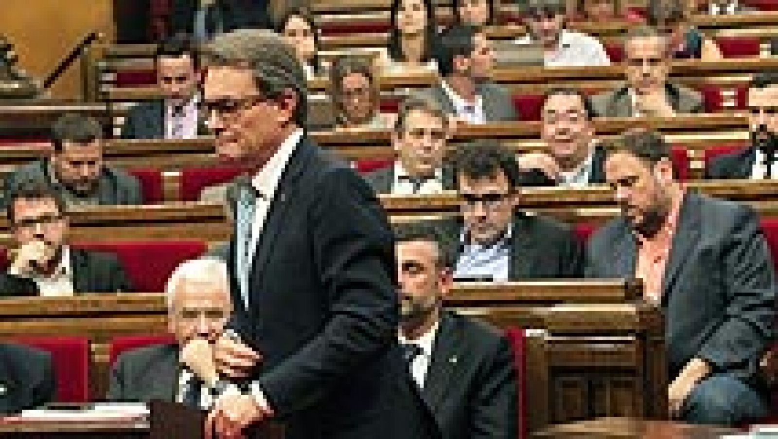 Mas vincula agotar su mandato a celebrar la consulta "con plenas garantías democráticas" | Ver