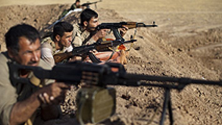 Telediario 1 - Francia inicia vuelos de reconocimiento en Irak y pide una respuesta rápida contra los yihadistas