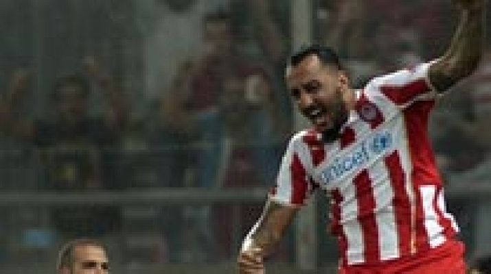 Champions League - Mitroglou hace el 3-1 para Olympiacos