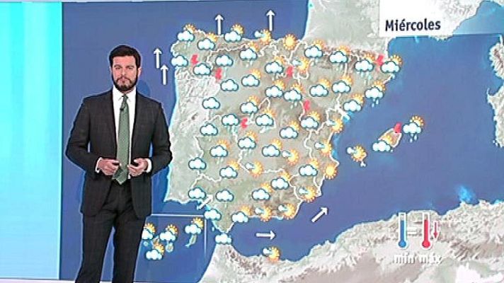 El tiempo - Llegan las lluvias a buena parte de la Península