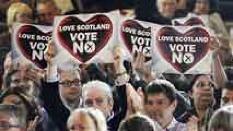 El "no" a la independencia de Escocia, cuatro puntos por delante a horas de la consulta 
