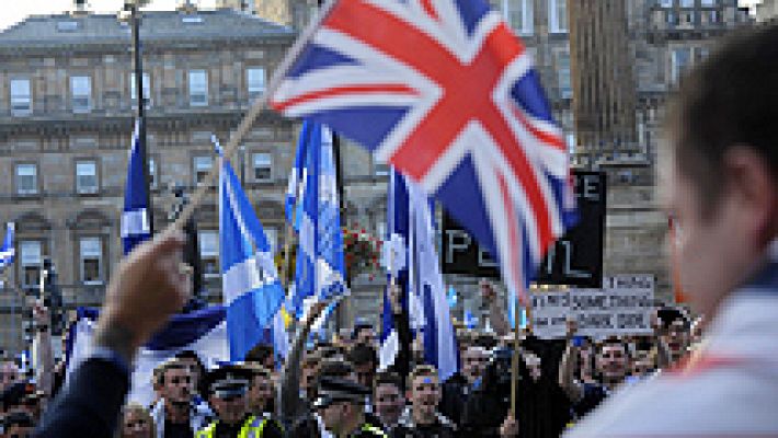 La campaña en Escocia continúa hasta el último minuto