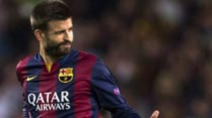 Champions League - Piqué rompe la muralla del Apoel con la cabeza (1-0)