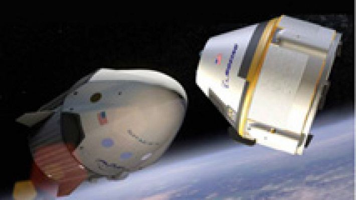 Telediario 1 - La NASA selecciona los diseños de naves de Boeing y de SpaceX para los futuros lanzamientos de astronautas