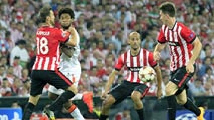 Telediario 1 - El Athletic, satisfecho con su empate en Champions